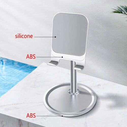 ABS Universal Adjustable Desktop Cell Phone Holder Tablet Mobile Desk Mount Phone Holder Stand Support