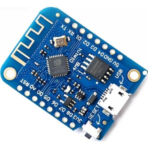 WeMos D1 Mini Pro V3.0 NodeMcu 4MB Bytes Lua WIFI Internet Of Things Development Board Based ESP8266 For Arduino Nodemcu Micro