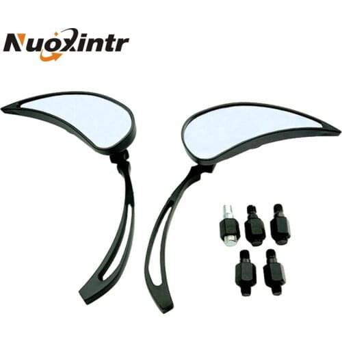 Nuoxintr Motorcycle Mirror Rear Mirrors For Yamaha Kawasaki Suzuki Honda Harley Aprilia Ducati BMW Street Sport Cruiser Chopper