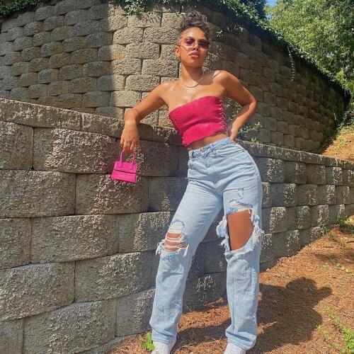 Women Strapless Crop Tops Summer Lace Up Slash Neck Sexy PU Faux Leather Tops Snake Pattern Strapless Hot Bustier