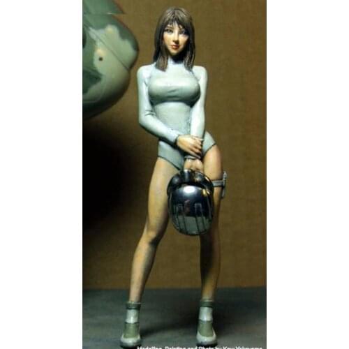 1/20 Independent Mercenary Army Female cosmic pilot Resin kit Figure GK Japanese human subject matter Uncoated No colour