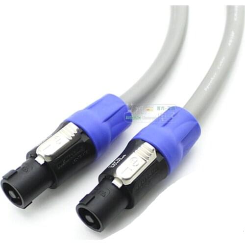 1Pcs canare audio speaker cable 4S10F12F surround cable NL4FC four-core plug connector diy production NEUTRIK