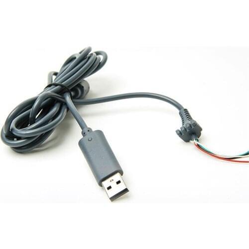 100pcs Wired game controller cable for xbox 360 USB charger cable power cable replair replacement
