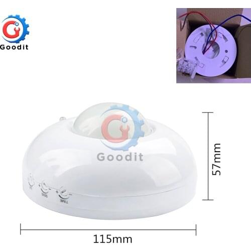 110V-240V Adjustable PIR Motion Sensor Switch Ceiling Infrared Body Motion Sensor Light Switch Security Automatic LED Sensor