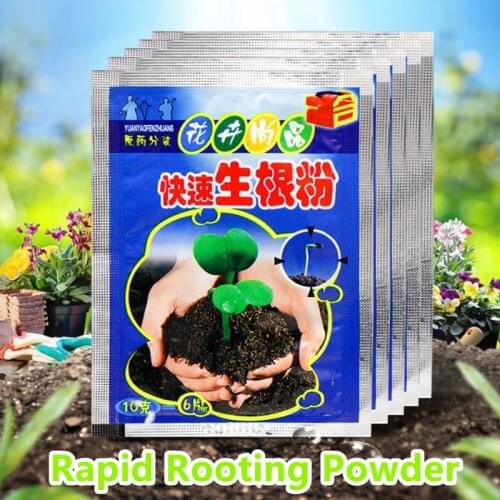 Rapid Rooting Powder Plant Growing Roots Seedling Food Fast Rooting Powder For Seedling Bonsai Fungicide Rooting Hormones 7-10g