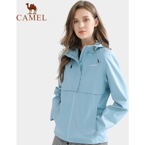 CAMEL Official Men Women Outdoor Soft Jackets Sports Clothing Autumn Spring Unisex Fashion Jacket Travel Clothes Sportwear