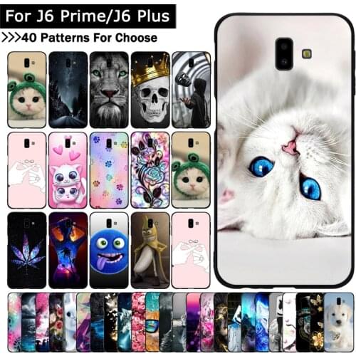 Colorful Cat Animal Case For Samsung Galaxy J6 + J610/J6 Prime/J6 Plus Soft TPU cases For Samsung J6+/J6Prime/J6Plus/J6+ Cover