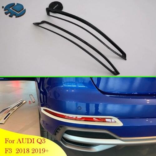 For AUDI Q3 (F3) 2018 2019 2020 Garnish Accessories Rear Reflector Fog Light Lamp Cover Trim Bezel Frame Styling Garnish