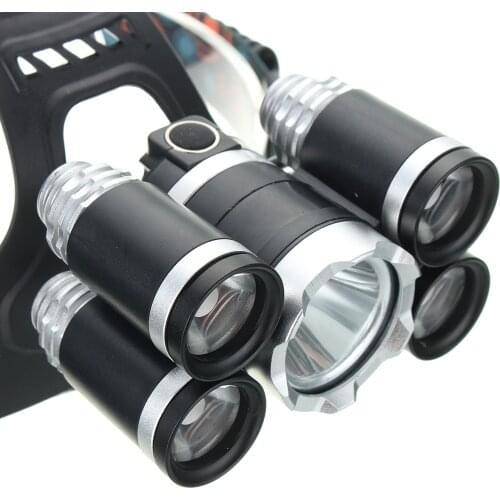 JIGUOOR 7310-A 2500 Lumens Bicycle Headlight 4 Switch Modes Rotate Zoom Adjustable HeadLamp For Outdoor Hiking Climbing Sporting