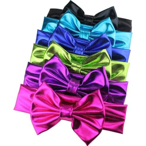 Girls Fashion Sequined Big Bow INS Hot Sale Hairbands Color Patchwork Princess Baby Hairbands Quality Hairpins Barrettes