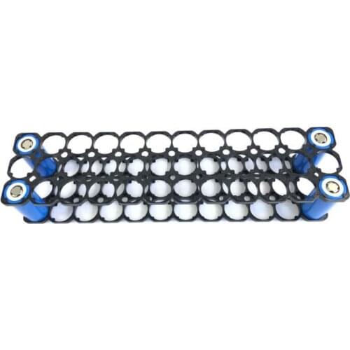 MasterFire 20pcs/lot 3*12 32650 Battery Holder Bracket Cell Safety Anti Vibration Black Plastic Brackets For 32650 Batteries