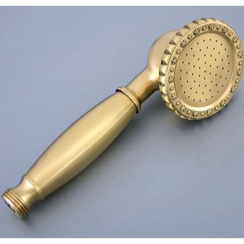 Brushed Brass Bath Telephone Shape Hand Spray Handheld Shower head / Bathroom Accessory ahh077