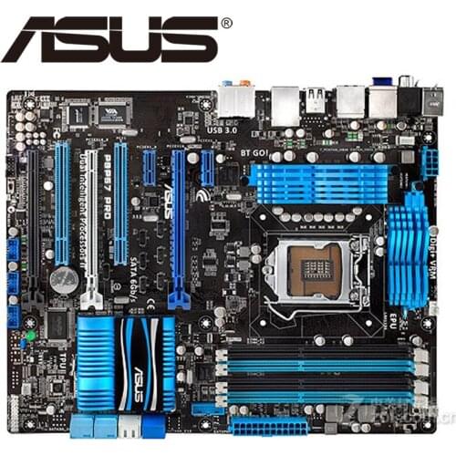 Asus P8P67 PRO Desktop Motherboard P67 Socket LGA 1155 i3 i5 i7 DDR3 32G ATX UEFI BIOS Original Used Mainboard On Sale