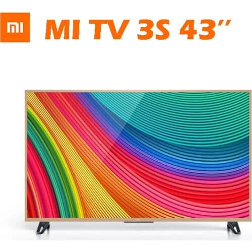 Original xiaomi Smart Mi TV 3S 43"Inch Mstar 6A908 1920*1080 Full HD Quad Core Ultra thin 2.4/5GHz BT 4.0