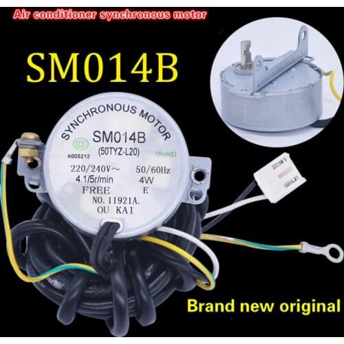 Suitable for Midea Air Conditioner Original Parts SM014B Synchronous Motor Cabinet Fan Blade Left and Right Swing Motor Fan