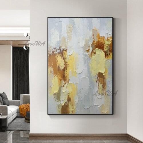 Hand Painted Oil Painting On Canvas Modern Painting With A Knife New Large Dropshipping Home Decoration Unframed Wall Art
