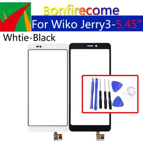 For Wiko Jerry 3 Touch Screen 5.45 inch Touch Panel Digitizer Sensor Replacement For Jerry3 LCD Touch Glass Lens