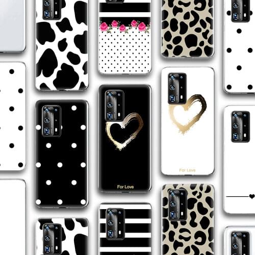 Ciciber Luxury Love Case for Huawei P30 P40 P20 Mate 40 30 20 10 Honor 30 30S 20 9 Pro Lite P Smart Plus 2019 2020 Silicone Cute