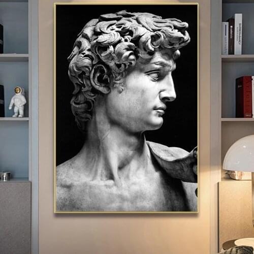 Sculpture of David Canvas Paintings on the Wall Art Posters And Prints Nordic Art Wall Decorative Canvas Picture For Living Room