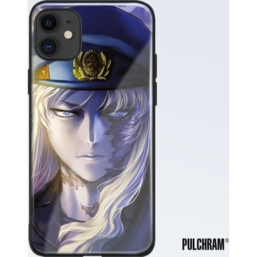 Balalaika Black Lagoon anime glass phone case for iPhone 6 6s 7 8 x xr xs 11 pro max Samsung S note 8 9 10 20 Plus cover shell