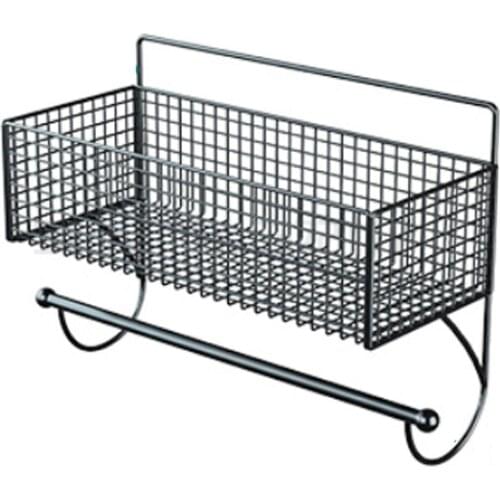 Toilet rack bathroom toilet hole free wall hanging toilet towel rack storage rack