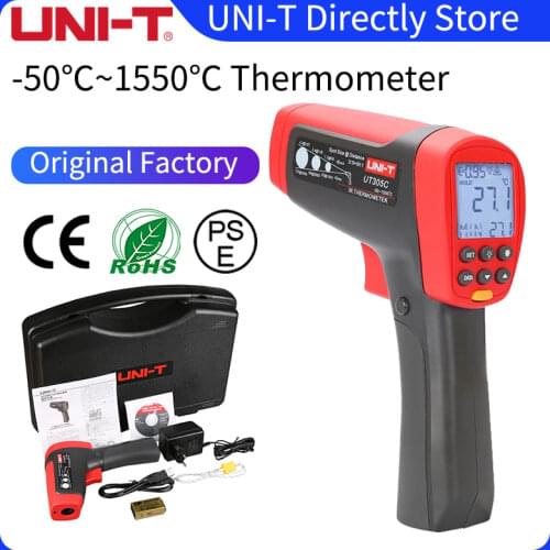 UNI-T UT305C USB Interface temperature measurement UT305C series infrared thermometers Gun Meter Range -50~1550 Degree