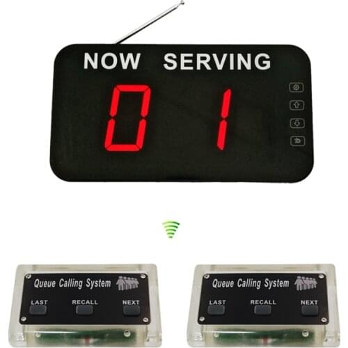 Take a Number Device Hospital Queue Management Wireless Calling System For Bank