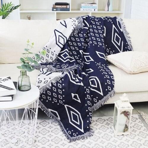 Knitted Bedding Blanket Chaircase Double-Sided Patio Furniture Covering Pets Dogs Blankets