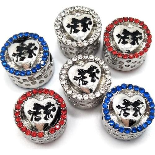 YIQIFLY Free Shipping 2018 Fashion New 20pcs 12mm Round mixed Rhinestone Beads fit European Jewerlry Bracelet and Necklace DIY