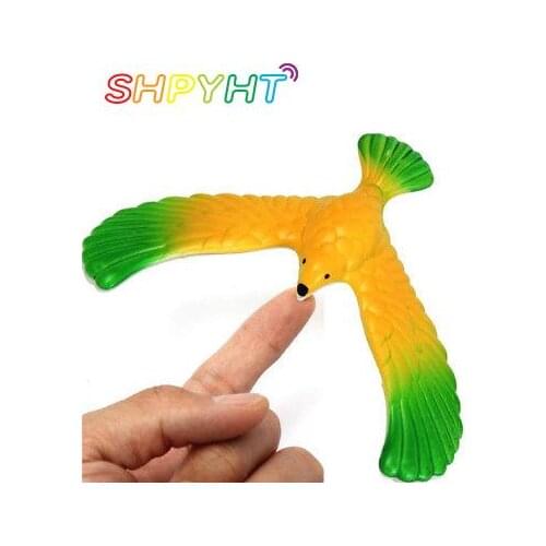 1Set Funny Magic Balancing Bird Science Desk Toy W/ Base Novelty Eagle Fun Learn Gag Gift For Kids Toys high quality