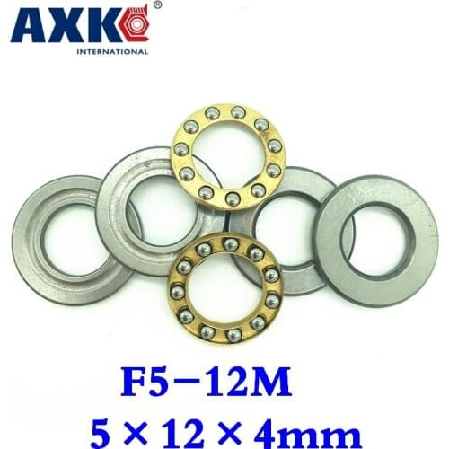 2021 Special Offer New Arrival Steel Axk 10pcs Free Shipping Axial Ball Thrust Bearings F5-12m 5*12*4 Mm Plane Bearing Abec5