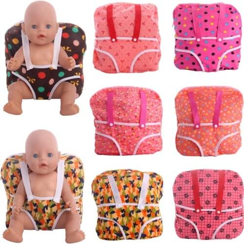 7 Styles Of Doll Backpack Cute Pattern Outdoor Portable For 18 Inch American& 43 Cm New Born Baby,Doll Accessories Gift For Girl