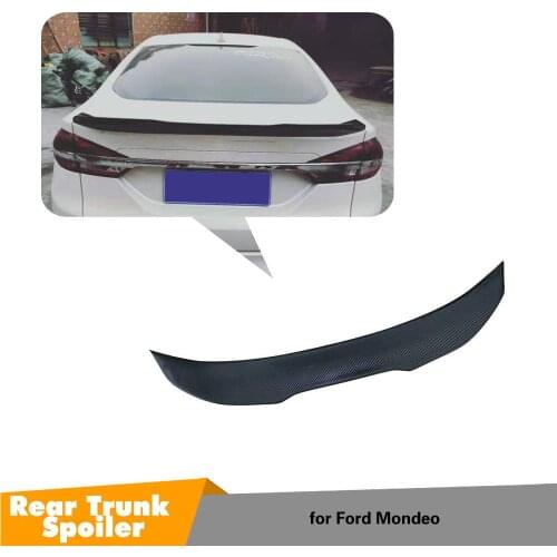 Carbon Fiber car rear wing trunk spoiler for Ford Mondeo Sedan 2017 2018 2019