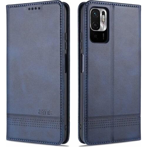 Wallet Case for Xiaomi POCO M3 Pro 5G Magnetic Cover Pouch with Pocket