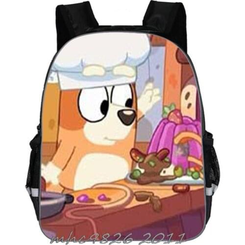 Bingo bluey Princess bingo bluey Children Backpack Kids School Bag Fairy Tale Schoolbag Book Bags for Teen Girls mochila Bolsa