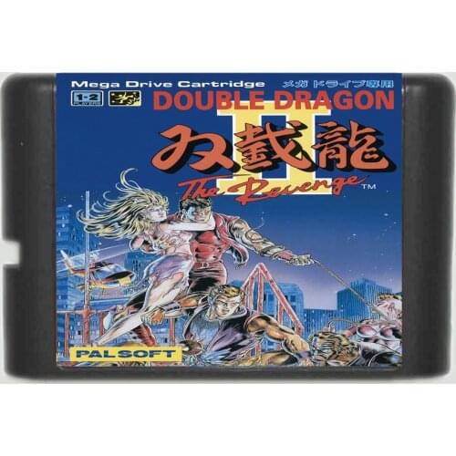 Double Dragon 2 16 bit SEGA MD Game Card For Sega Mega Drive For Genesis