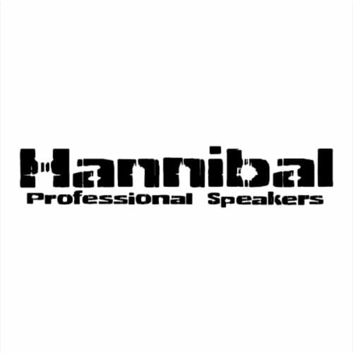 Hannibal Word Decal Vinyl Car Stickers Accessories Black Silver CL522