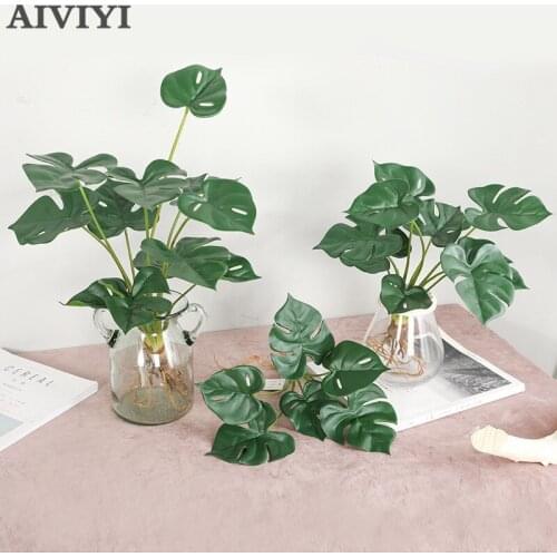 Feel Turtle Leaf plantas artificiales garden bedroom home decor salon decoration salon accessories bonsai fake plants monstera