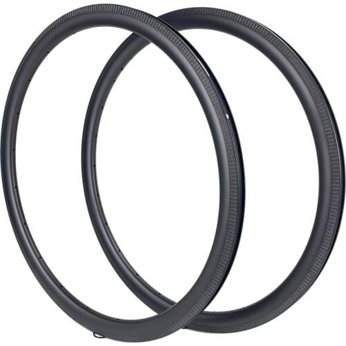 700c Carbon Rims Bike Hoop30/35/38/45/47/50/55/60/88mm UD Finish V Brake 25/ 27mm Width Bike Wheelset