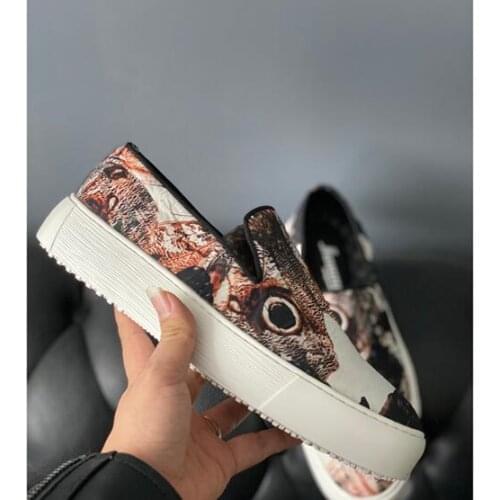 New genuine leather casual shoes for men slip on loafers board shoes sport shoes fashion men shoes