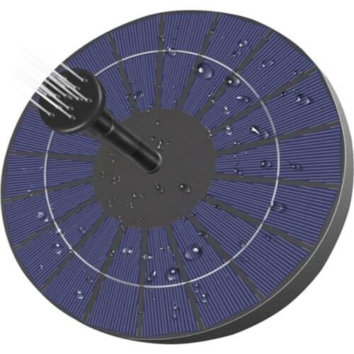 Solar Fountain Pump,3.5W Floating Water Fountain with 6 Nozzle,Solar Powered Fountain Pump for Birdbath Pond Pool Garden