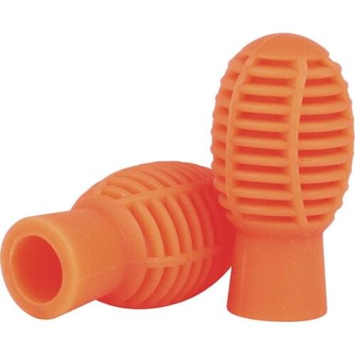 New 2Pcs Silicone Drum Stick Head Rubber Sleeve Drumstick Mute Dampener Drum Silent Practice Tips Percussion Accessory