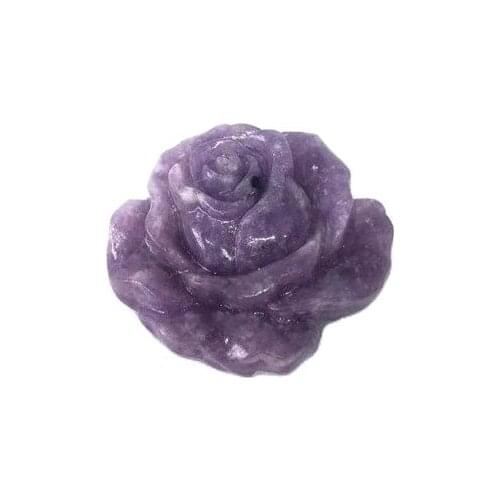 New arrivals healing crystals crafts carved natural purple Lepidolite crystal butterflies for home decoration