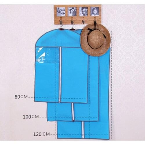 Dust-Proof Bag Thicken Non-Woven Clothes Dust Cover Moisture Proof Organization Storage Bag Clothes Suit Jacket Protector Case
