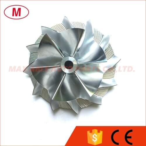 RHF5 45.00/64.89mm 6+6 blades High Performance Turbo Billet Compressor wheel/Aluminum 2618/Turbo Milling compressor wheel