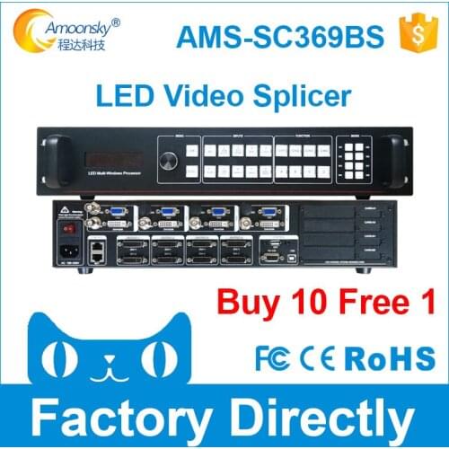 LED concert screens display module p10 sdi video switcher similar to LED-750H multi screen splicing processor