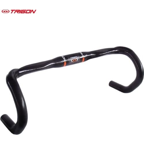 TRIGON RB109 one piece ultral light full carbon fiber road bike bicycle handlebar carbon road bar Grooves for integrated cable