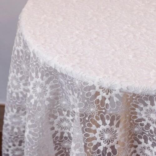 High grade gauze tissu embroidery fabric Wedding dress, skirt, costume, handwork tela