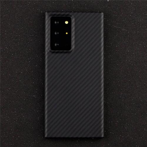 Carbon Fiber Phone Cover Protective Case for Samsung Galaxy Note20 /Note20 Ultra Shockproof Full Cover Protection Shell Case