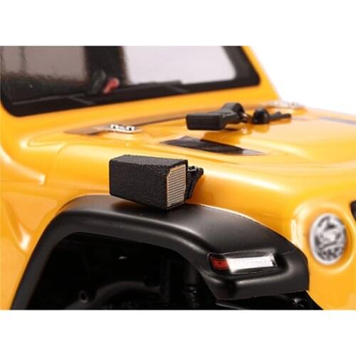 1 pair Air Filter Grid Engine Large Flow Air Inlet for 1/24 Axial SCX24 Wrangler RC Car Upgrade Part